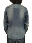 画像2: 【 SUGAR CANE（シュガーケン） 】 L/S CHAMBRAY EMB'D WORK SHIRTS [ General Motor Line ] [ BLUE ]