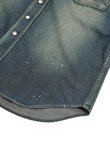 画像6: 【 SUGAR CANE（シュガーケン） 】 L/S CHAMBRAY EMB'D WORK SHIRTS [ General Motor Line ] [ BLUE ]