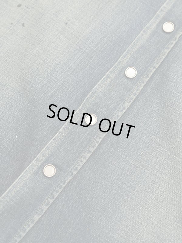 画像9: 【 SUGAR CANE（シュガーケン） 】 BLUE DENIM L/S WESTERN SHIRTS [ AGED MODEL ] [ H.NAVY ]