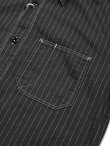 画像5: 【 SUGAR CANE（シュガーケン） 】　【 8.5oz. 】 BLACK WABASH STRIPE WORK SHIRTS [ FICTION ROMANCE ]