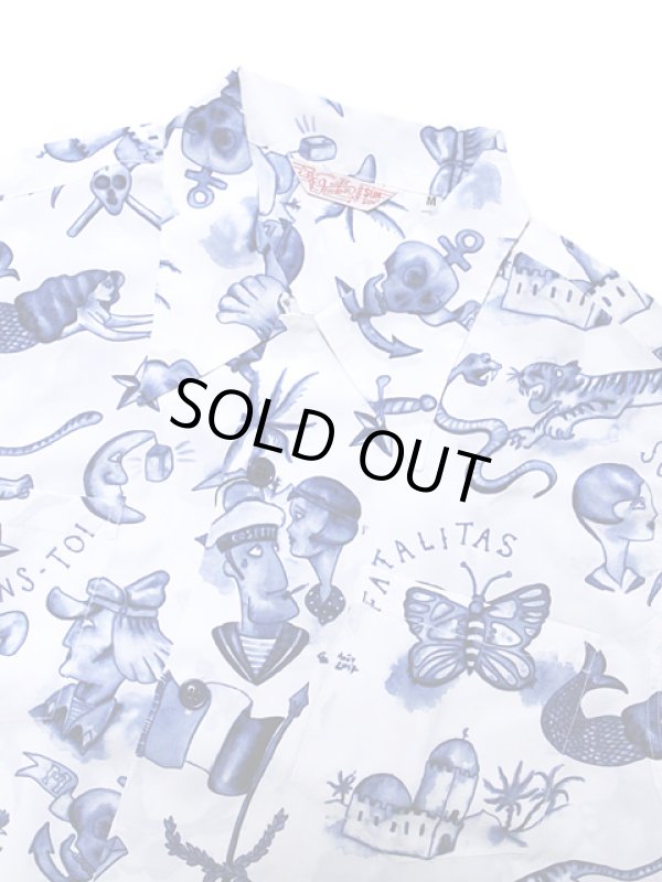 画像3: 【 SUN SURF×Mister Freedom（サンサーフ×ミスターフリーダム） 】　半袖アロハシャツ　RAYON ROCK'N ROLL SHIRT　[ Biribi ]