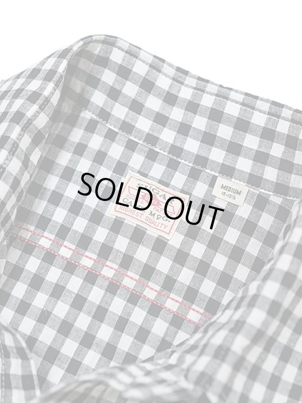 画像8: 【 SUGAR CANE（シュガーケン） 】 ギンガムチェックワークシャツ [ GINGHAM CHECK WORK SHIRTS ] 【 メール便可 】