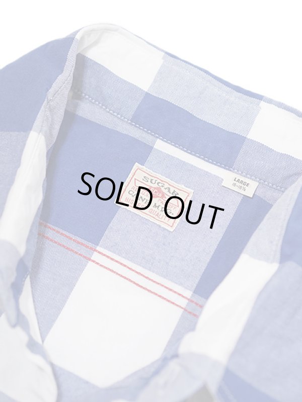 画像8: 【 SUGAR CANE（シュガーケン） 】 半袖ブロックチェックワークシャツ [ BLOCK CHECK WORK SHIRTS ]