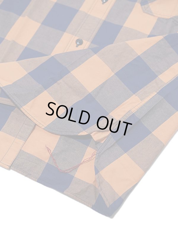 画像5: 【 SUGAR CANE（シュガーケン） 】 半袖ブロックチェックワークシャツ [ BLOCK CHECK WORK SHIRTS ] 【 メール便可 】