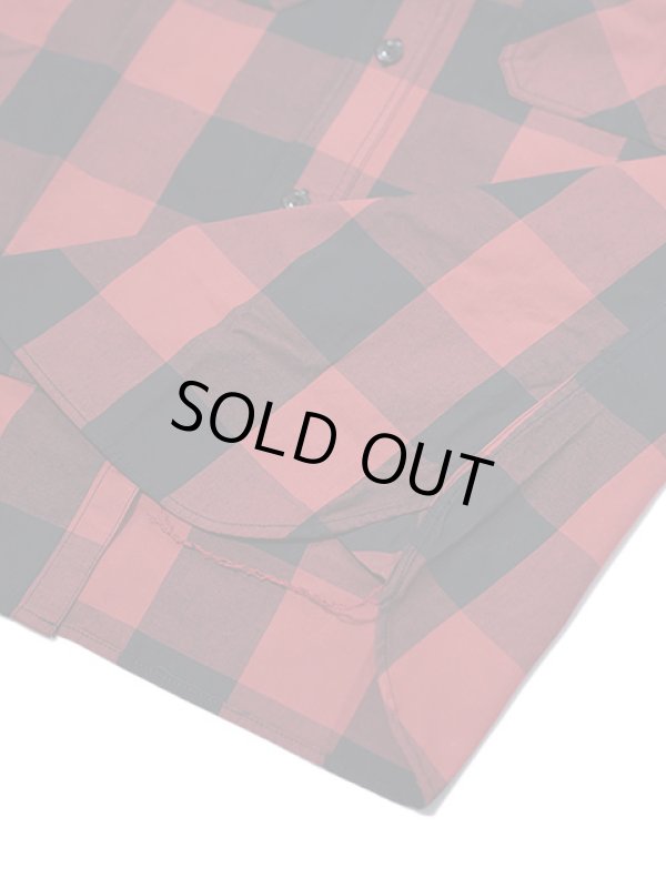 画像5: 【 SUGAR CANE（シュガーケン） 】 半袖ブロックチェックワークシャツ [ BLOCK CHECK WORK SHIRTS ] 【 メール便可 】