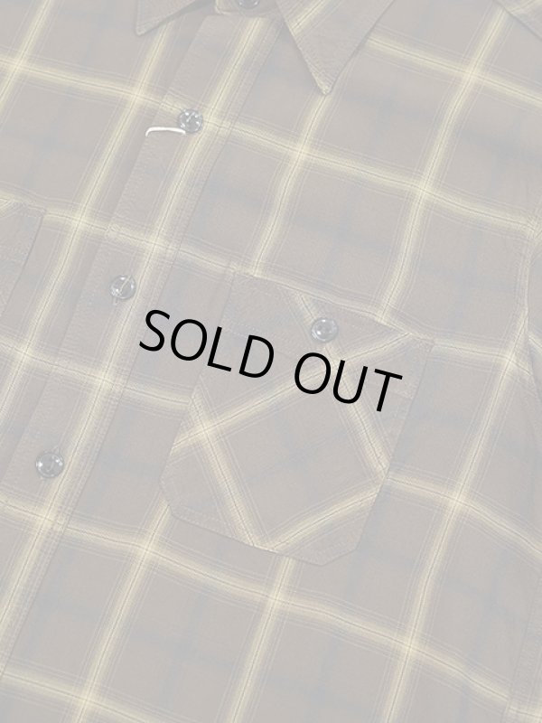 画像4: 【 SUGAR CANE（シュガーケン） 】 レーヨンオンブレーチェックワークシャツ [ RAYON OMBRE CHECK WORK SHIRTS ] [ BROWN ] 【 メール便可 】