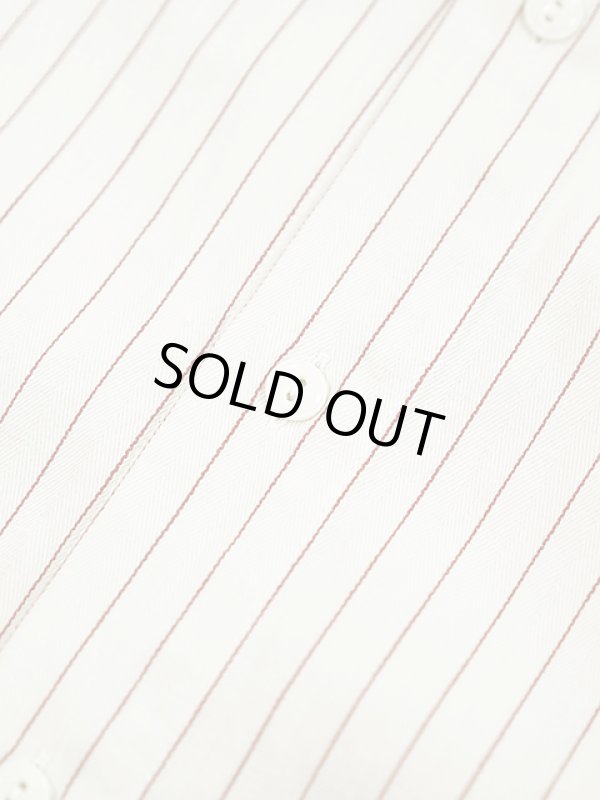 画像8: 【 SUGAR CANE（シュガーケン） 】 半袖コークストライプワークシャツ [ COKE STRIPE WORK SHIRTS ] [ OFF WHITE ]