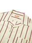 画像3: 【 SUGAR CANE（シュガーケン） 】 ハートストライプオープンカラーシャツ [ Heart Stripe Open Shirt ] [ OFF WHITE ] 【 メール便可 】