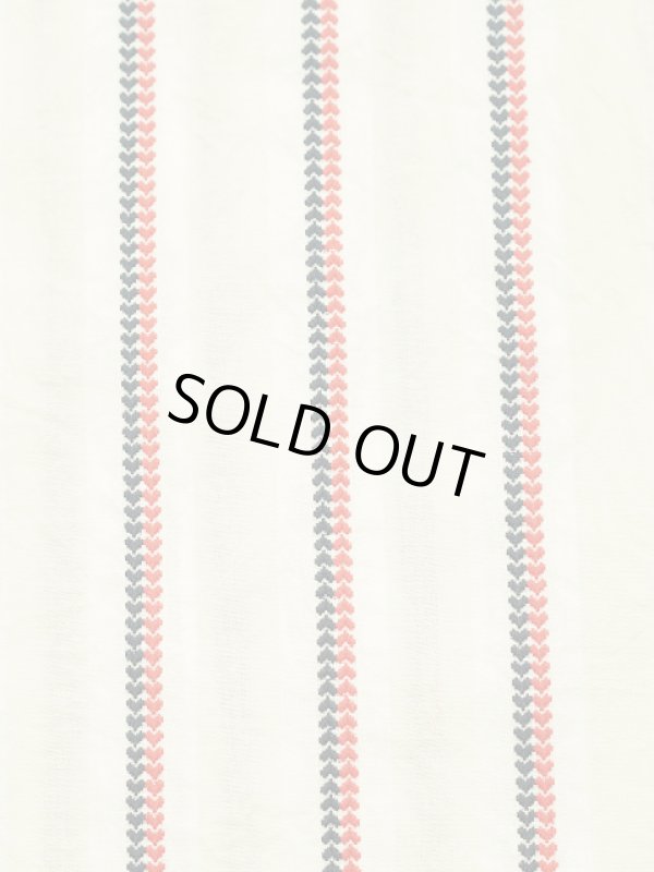 画像7: 【 SUGAR CANE（シュガーケン） 】 ハートストライプオープンカラーシャツ [ Heart Stripe Open Shirt ] [ OFF WHITE ] 【 メール便可 】