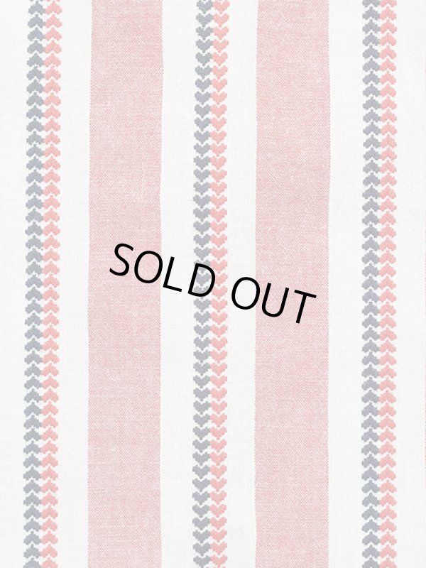 画像7: 【 SUGAR CANE（シュガーケン） 】 ハートストライプオープンカラーシャツ [ Heart Stripe Open Shirt ] [ RED ] 【 メール便可 】