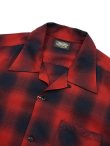 画像3: 【 SUGAR CANE（シュガーケン） 】 レーヨンオンブレーチェックシャツ [ RAYON OMBRE CHECK OPEN SHIRTS ] [ RED ] 【 メール便可 】