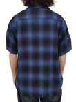 画像2: 【 SUGAR CANE（シュガーケン） 】 レーヨンオンブレーチェックシャツ [ RAYON OMBRE CHECK OPEN SHIRTS ] [ BLUE ] 【 メール便可 】