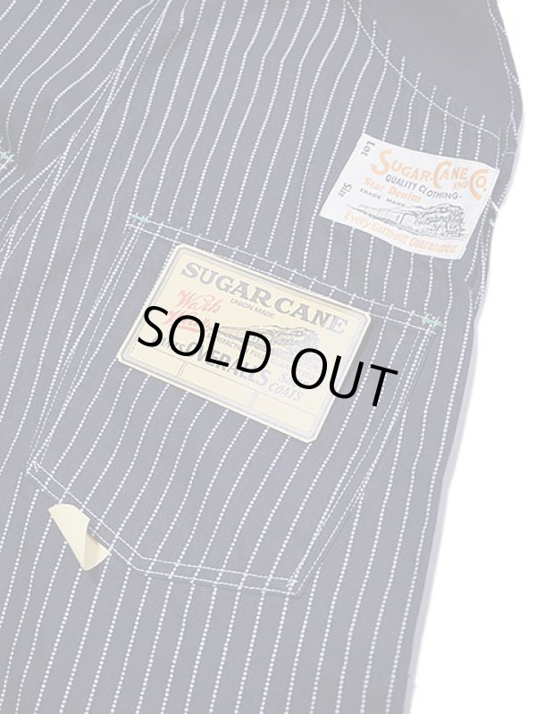 画像10: 【 SUGAR CANE（シュガーケン） 】【 9oz. 】 ウォバッシュストライプオーバーオール [ 9oz. Wabash Stripe Overalls ]