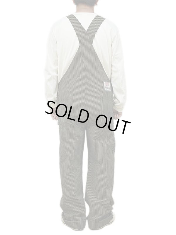 画像2: 【 SUGAR CANE（シュガーケン） 】 【 11oz. 】 BROWN LIBERTY STRIPE OVERALLS ] [ FICTION ROMANCE ]