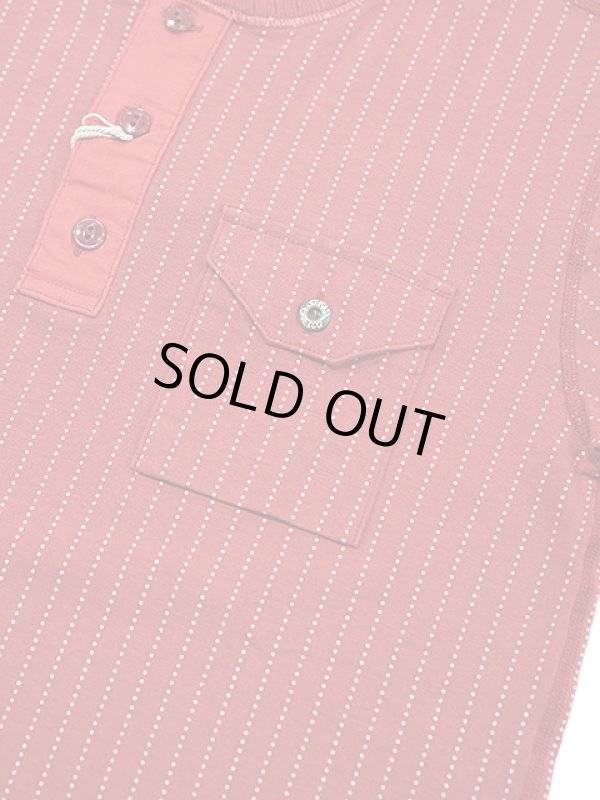 画像4: 【 SUGAR CANE（シュガーケン） 】　ウォバッシュヘンリーネック長袖Ｔシャツ　[ WABASH HENLEY NECK T-SHIRT ] [ FICTION ROMANCE ]