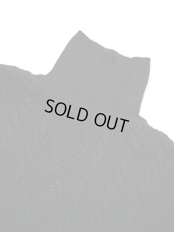 画像5: 【 SUGAR CANE×Mister Freedom（シュガーケン×ミスターフリーダム） 】　Cotton Cable Knit Sweater "Roll Neck"　[ FROGSVILLE ] [ MFSC ]