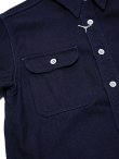 画像5: 【 SAMURAI JEANS（サムライジーンズ） 】  インディゴヘビーオックスワークシャツ [ Indigo Work Shirts ]