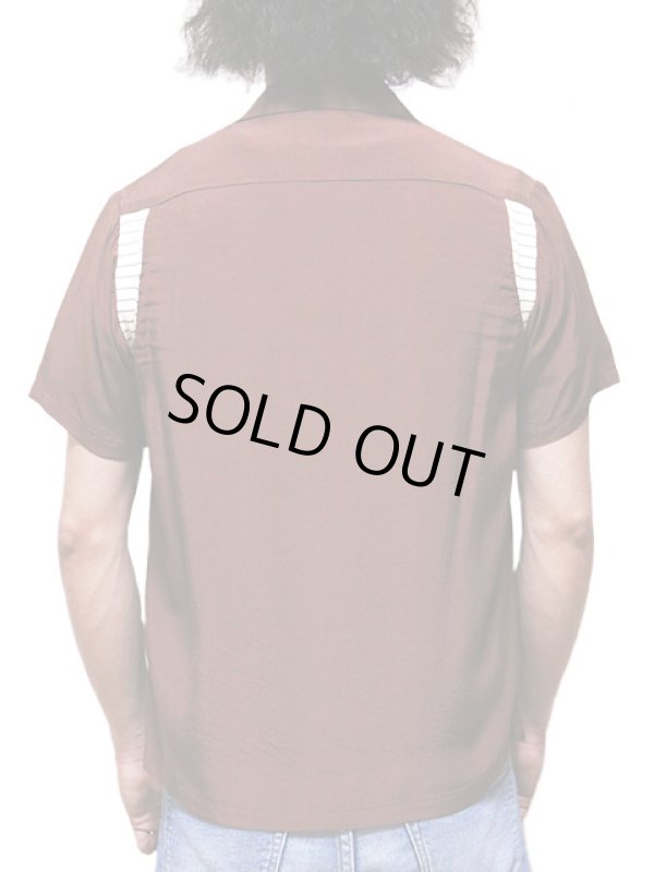 画像2: 【 STYLE EYES（スタイルアイズ） 】　リブ切り替えレーヨンボーリングシャツ　[ RAYON BOWLING SHIRT "RIB SWITCHED" ]