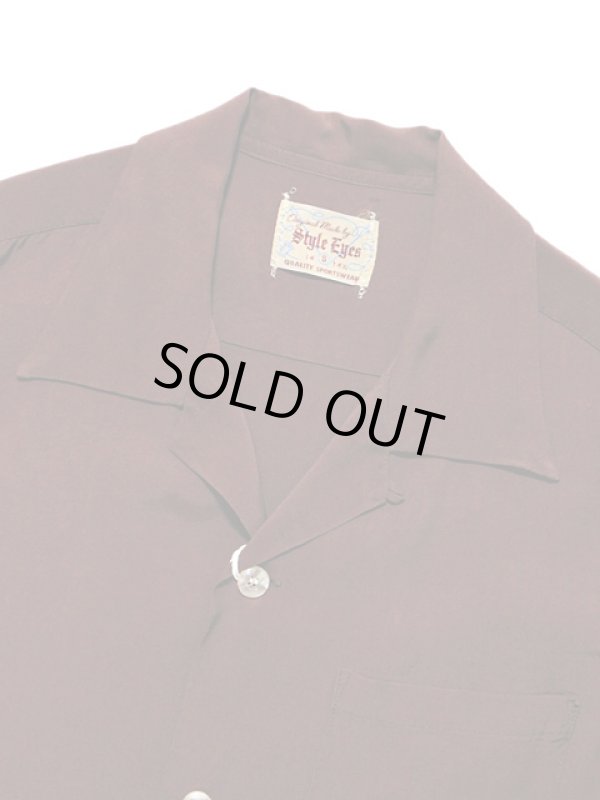 画像3: 【 STYLE EYES（スタイルアイズ） 】　リブ切り替えレーヨンボーリングシャツ　[ RAYON BOWLING SHIRT "RIB SWITCHED" ]