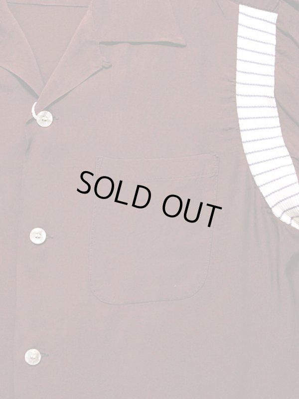 画像4: 【 STYLE EYES（スタイルアイズ） 】　リブ切り替えレーヨンボーリングシャツ　[ RAYON BOWLING SHIRT "RIB SWITCHED" ]