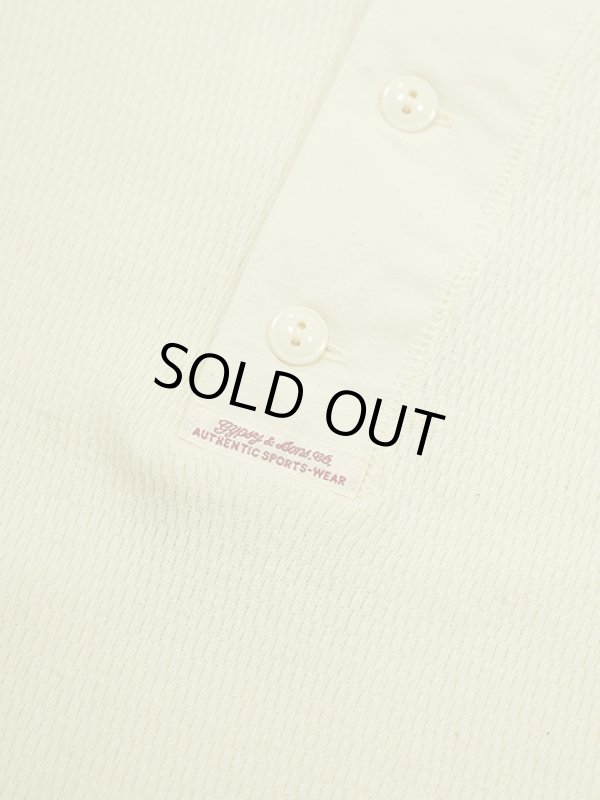 画像4: 【 GYPSY & SONS（ジプシー&サンズ） 】　ウール混ヘンリーネックサーマル　[ WOOL CLASSIC HENRY INNER ] [ IVORY ] 【 メール便可 】