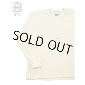画像: 【 GYPSY & SONS（ジプシー&サンズ） 】　ウール混ヘンリーネックサーマル　[ WOOL CLASSIC HENRY INNER ] [ IVORY ] 【 メール便可 】