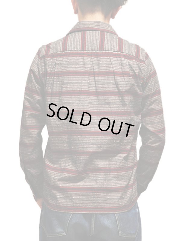 画像2: 【 JELADO（ジェラード） 】　ヴィンセントシャツ　[ Vincent Shirts ]　[ ネップボーダー モカ ]