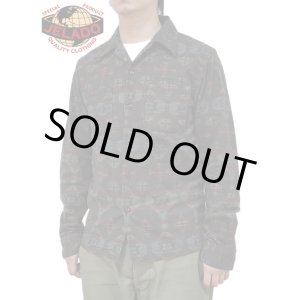 画像: 【 JELADO（ジェラード） 】　ウエストコーストシャツ　[ Westcoast shirt ]　[ Printed native pattern ] [ BLACK ]