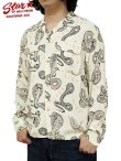 画像1: 【 STAR OF HOLLYWOOD × VINCE RAY（スターオブハリウッド × ヴィンスレイ） 】　L/S OPEN SHIRTS　[ KING COBRA ] [ WHITE x PINK ]