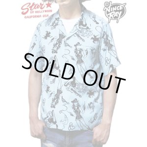 画像: 【 STAR OF HOLLYWOOD×VINCE RAY（スターオブハリウッド×ヴィンスレイ） 】　S/S OPEN SHIRTS　[ WILD WILD WEST! ]