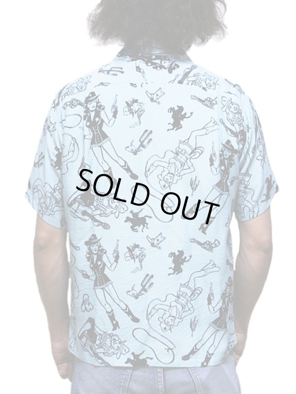 画像2: 【 STAR OF HOLLYWOOD×VINCE RAY（スターオブハリウッド×ヴィンスレイ） 】　S/S OPEN SHIRTS　[ WILD WILD WEST! ]