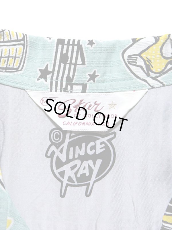 画像8: 【 STAR OF HOLLYWOOD×VINCE RAY（スターオブハリウッド×ヴィンスレイ） 】　S/S OPEN SHIRTS　[ JUKEBOX JIVE! ]