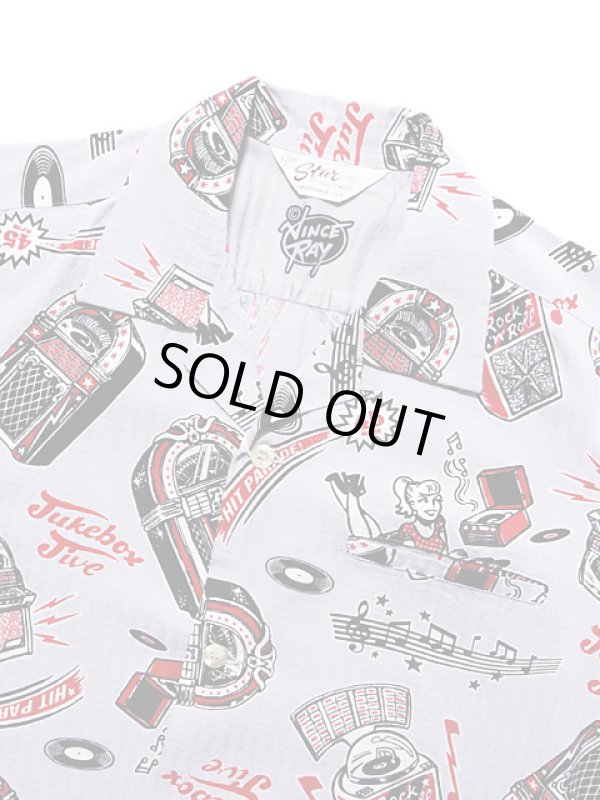 画像3: 【 STAR OF HOLLYWOOD×VINCE RAY（スターオブハリウッド×ヴィンスレイ） 】　S/S OPEN SHIRTS　[ JUKEBOX JIVE! ]