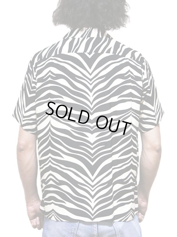 画像2: 【 STAR OF HOLLYWOOD（スターオブハリウッド） 】　S/S OPEN SHIRTS　[ ZEBRA ]