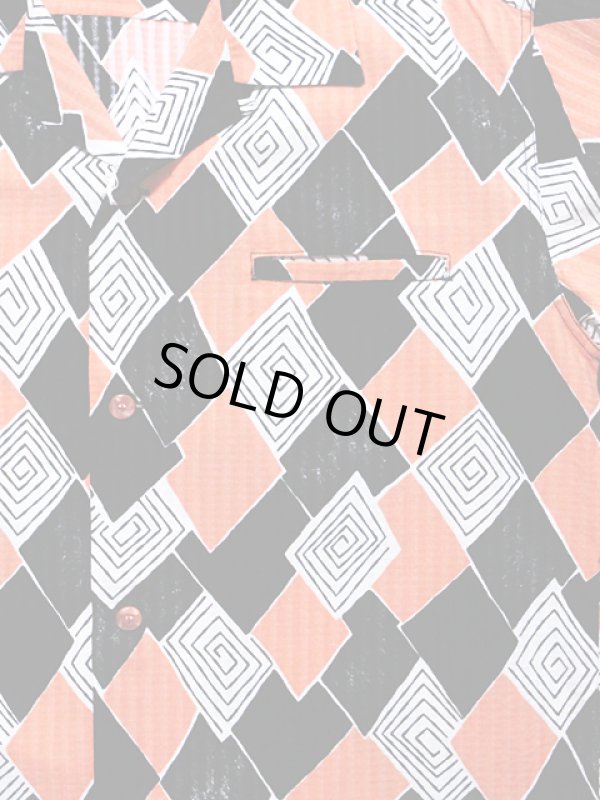 画像4: 【 STAR OF HOLLYWOOD（スターオブハリウッド） 】　S/S OPEN SHIRTS　[ DIAMOND LEAVES ]