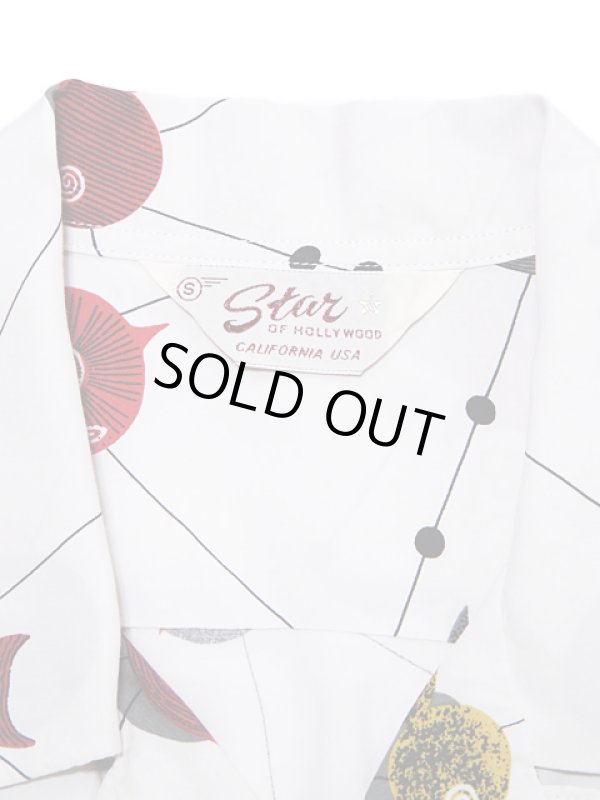 画像8: 【 STAR OF HOLLYWOOD（スターオブハリウッド） 】　半袖レーヨンオープンカラーシャツ　[ ATOMIC FISH ]