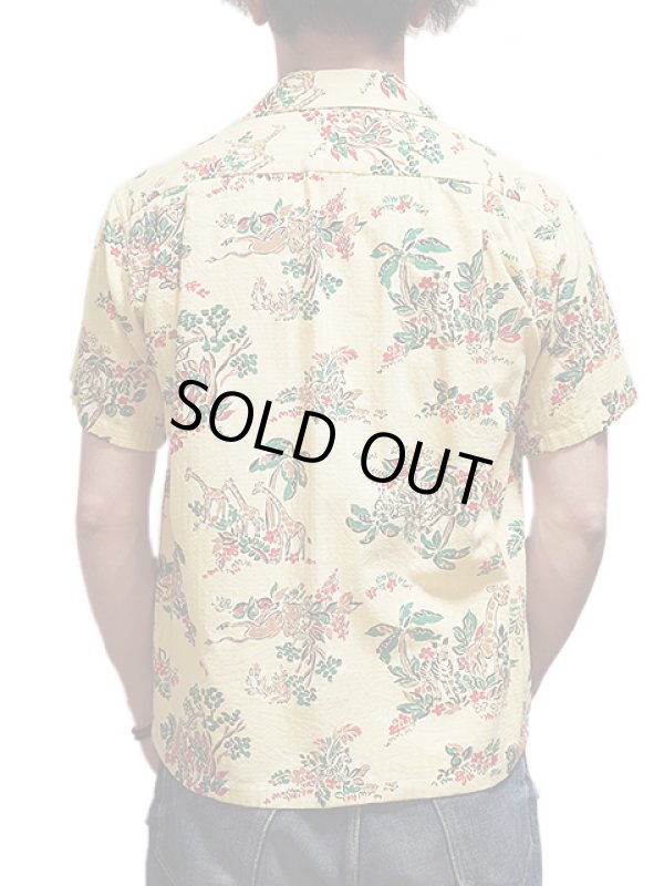 画像2: 【 STAR OF HOLLYWOOD（スターオブハリウッド） 】　S/S OPEN SHIRTS　[ AFRICAN ANIMALS ]