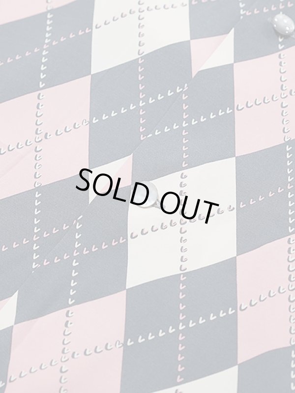 画像7: 【 STAR OF HOLLYWOOD（スターオブハリウッド） 】　S/S OPEN SHIRTS　[ ARGYLE ]