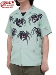 画像1: 【 STAR OF HOLLYWOOD（スターオブハリウッド） 】 OPEN SHIRTS [ TARANTULA ] [ MINT GREEN ]