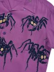 画像4: 【 STAR OF HOLLYWOOD（スターオブハリウッド） 】 OPEN SHIRTS [ TARANTULA ] [ PURPLE ]