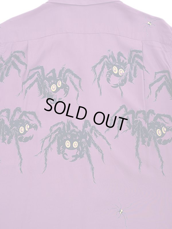 画像6: 【 STAR OF HOLLYWOOD（スターオブハリウッド） 】 OPEN SHIRTS [ TARANTULA ] [ PURPLE ]