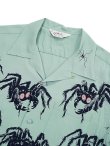 画像3: 【 STAR OF HOLLYWOOD（スターオブハリウッド） 】 OPEN SHIRTS [ TARANTULA ] [ MINT GREEN ]