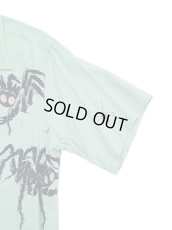 画像5: 【 STAR OF HOLLYWOOD（スターオブハリウッド） 】 OPEN SHIRTS [ TARANTULA ] [ MINT GREEN ]