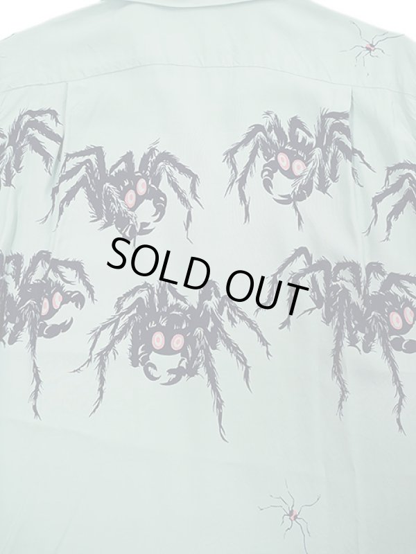 画像6: 【 STAR OF HOLLYWOOD（スターオブハリウッド） 】 OPEN SHIRTS [ TARANTULA ] [ MINT GREEN ]
