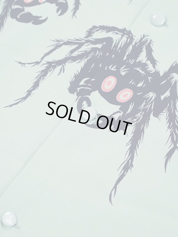 画像7: 【 STAR OF HOLLYWOOD（スターオブハリウッド） 】 OPEN SHIRTS [ TARANTULA ] [ MINT GREEN ]