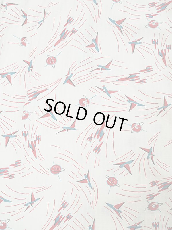 画像6: 【 STAR OF HOLLYWOOD（スターオブハリウッド） 】　S/S DOBBY COTTON OPEN SHIRT　[ SPACE SHIP ] [ OFF WHITE ]