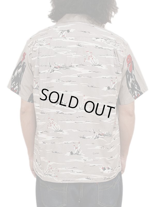 画像2: 【 STAR OF HOLLYWOOD（スターオブハリウッド） 】 OPEN SHIRTS [ CONDOR ] [ GRAY ]