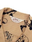 画像8: 【 STAR OF HOLLYWOOD（スターオブハリウッド） 】　S/S DOBBY COTTON OPEN SHIRT　[ CARIBBEAN ] [ BEIGE ]