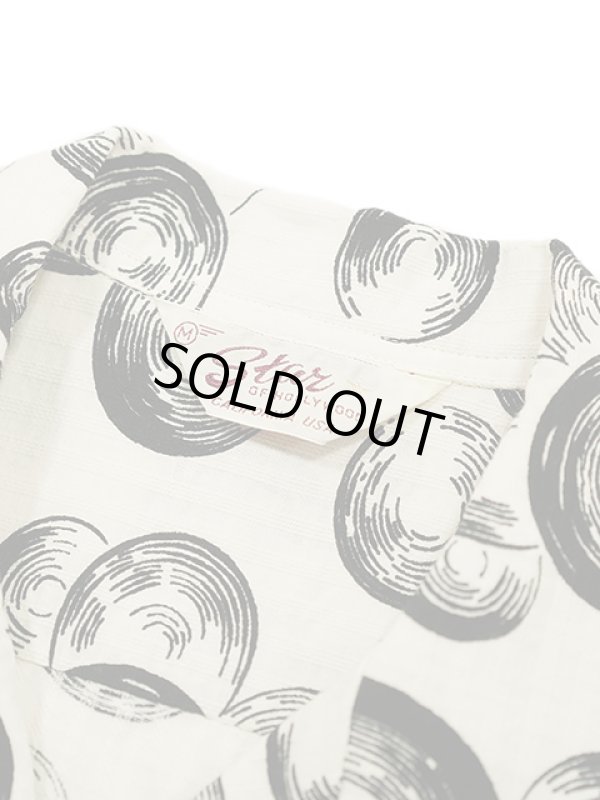 画像8: 【 STAR OF HOLLYWOOD（スターオブハリウッド） 】　S/S DOBBY COTTON OPEN SHIRT　[ BUBBLE ] [ OFF WHITE ]