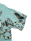 画像5: 【 STAR OF HOLLYWOOD（スターオブハリウッド） 】 HIGH DENSITY RAYON OPEN SHIRT [ RATTLE SNAKE ] [ BLUE ]